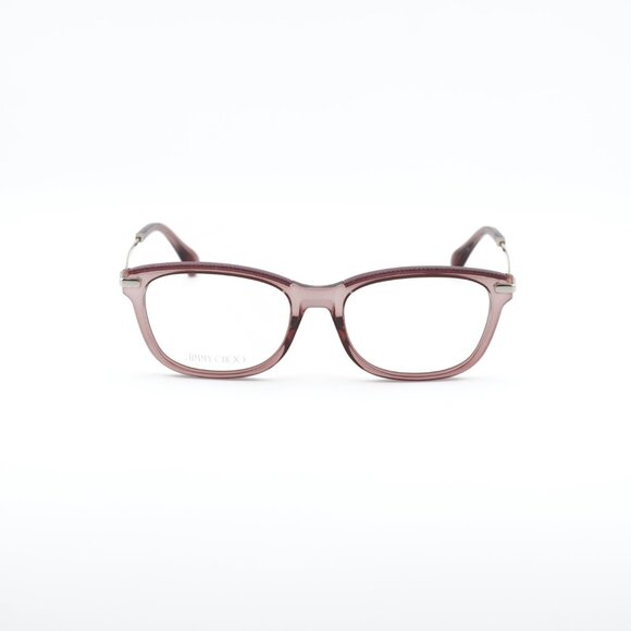 Jimmy Choo JC248 0S5R 00 Eyeglasses Burgundy/Gold 53mm Rectangle Frame - Picture 3 of 10